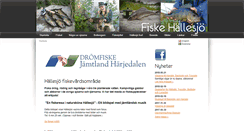 Desktop Screenshot of hallesjofishing.se