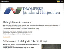 Tablet Screenshot of hallesjofishing.se